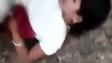 Two local boys fucking beauty village girl outdoor In bushes. Desi XXX mms