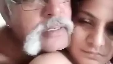 Desi girl having fun and blowjob in home with uncle