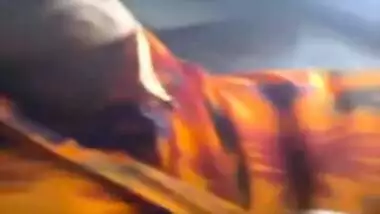 Groping Satin saree aunty in bus