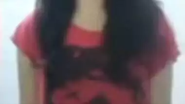 Girl Carelessly Take Off Her Shirt