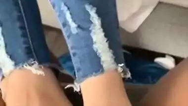 Smelly size 10 Footjob