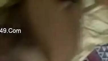 Enticing Indian doesn't know how to react when cameraman films her