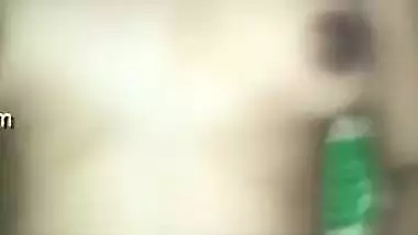 Young Desi woman wants to sleep but man comes to her at night for sex