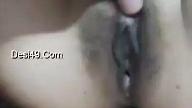 Desi wife and hubby XXX play with each other's genitals for webcam