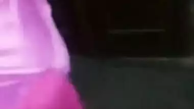 hot desi with bf at home with parents outside showing boobs