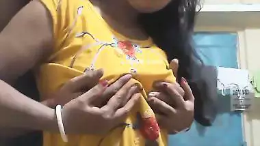 Bhabhi blowjob and fucking incest with young devar