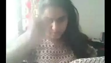 Bengali teen chatting with the random guy online