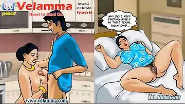Velamma famous South Indian Cartoon Pornstar in her new Episode – V66