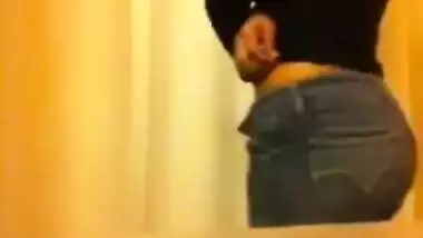 your indian girl takes a shower slowly