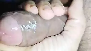 Tamil wife oil massage to cock