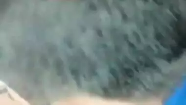 Cute Desi Couple Kissing Romance Home alone