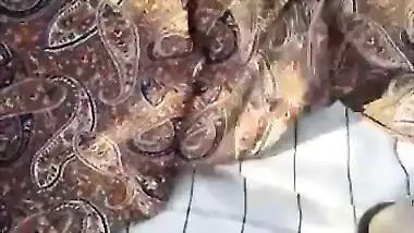 Desi bhabi show her tight pussy outdoor ready for fucking with lover