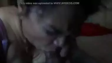 topheavy Tamil aunty sucking dick