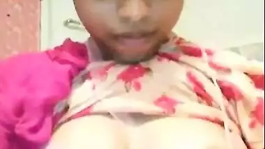 Most Viral Cute Young Teen Tiktok Girl Show Vagina and Pressing Big Bo