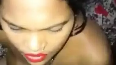 Desi Randi blowjob to her customer POV video